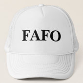 FAFO Trucker Hat Truckerkappe (Vorderseite)