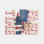 Fafo Trump Flag Funny Fleecedecke (Vorderseite (Horizontal))