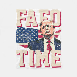 Fafo Trump Flag Funny Fleecedecke