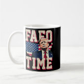 Fafo Trump Flag Funny Kaffeetasse (Links)