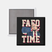 Fafo Trump Flag Funny Magnet (Vorderseite/Rückseite)