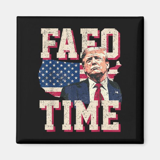 Fafo Trump Flag Funny Magnet (Vorne)