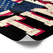 Fafo Trump Flag Funny Poster (Ecke)