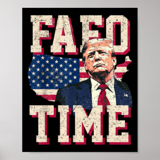 Fafo Trump Flag Funny Poster