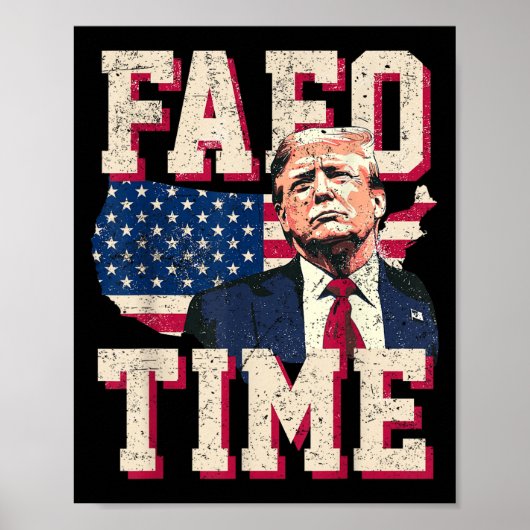 Fafo Trump Flag Funny Poster (Vorne)