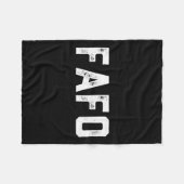 Fafo Trump Premium Fleecedecke (Vorderseite (Horizontal))