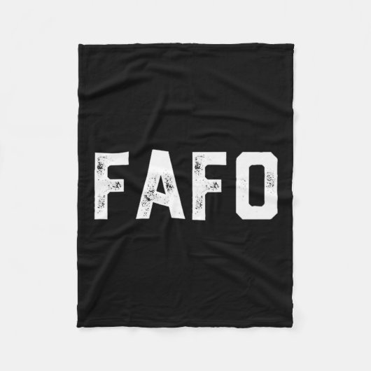 Fafo Trump Premium Fleecedecke (Vorderseite)