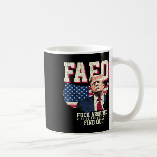 Fafo Trump Uns Amerikanische Karte Flagge  Kaffeetasse