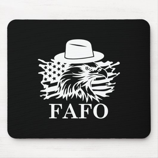 Fafo Trump Uns Flagge Mousepad (Vorne)