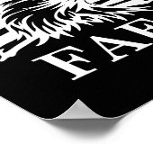 Fafo Trump Uns Flagge  Poster (Ecke)