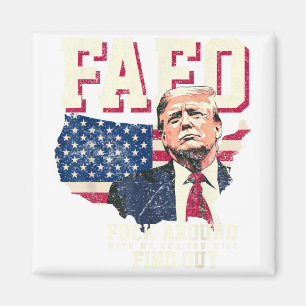Fafo Trump US-amerikanische Kartenflagge Magnet