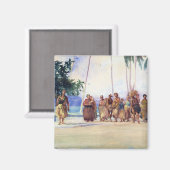 'Fagaloa Bay, Samoa, 1890' - John LaFarge Magnet (Vorderseite/Rückseite)