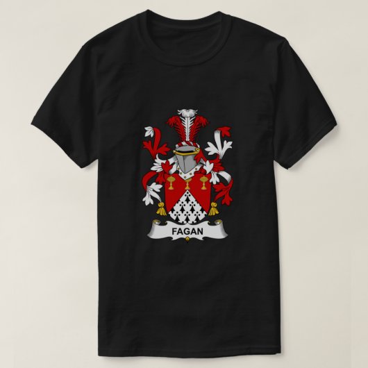 Fagan Coat of Arms - Familienwappen Shirt essenzie (Design vorne)