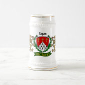 Fagan Irish Shield Personalisiert Beer Stein Bierglas (Mittel)
