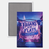 Fagan ist in den Flats Cleveland Magnet (Vorderseite/Rückseite)