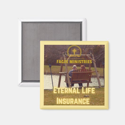 Fagel Ewige Lebensversicherung Magnet (Vorderseite/Rückseite)
