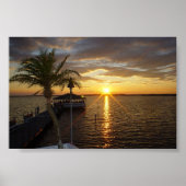 Fager Island Sunset Poster (Vorne)