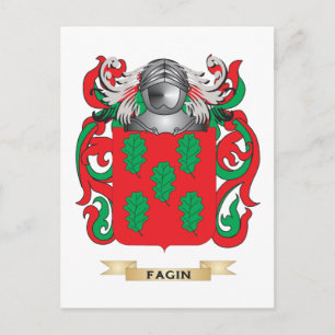 Fagin Coat of Arms Postkarte