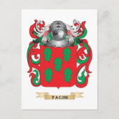 Fagin-Wappen Postkarte (Vorderseite)