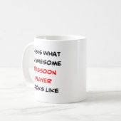 Fagotonspieler, phantastisch kaffeetasse (Vorderseite Links)