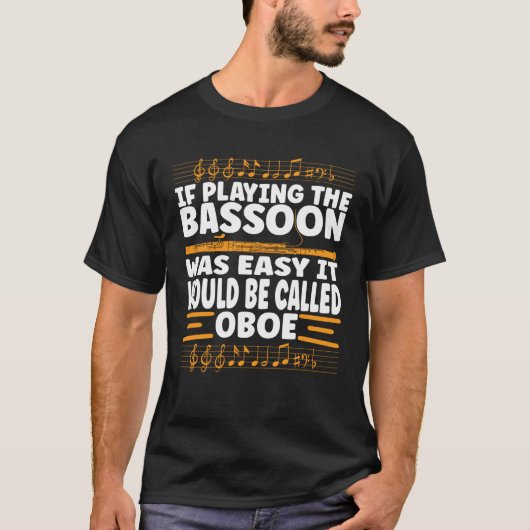 Fagottist Fagott Experte T-Shirt (Vorderseite)