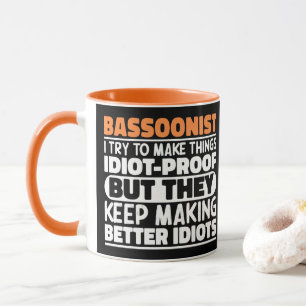 Fagottist Ich versuche, Dinge für Fagottspieler co Tasse