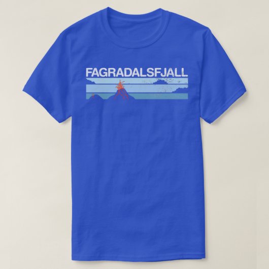 Fagradalsfjall Island T-Shirt (Design vorne)