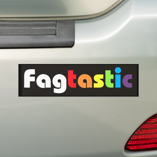 Fagtastic (Fahne) Autoaufkleber (Auf Auto)
