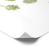 Fagus silvatica (Buche) Poster (Ecke)