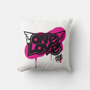 Fähige Abe Studios EIN LIEBE Throwkissen Kissen
