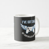Fähiger Controller mit Flügel-Grafik Kaffeetasse (VorderseiteRechts)