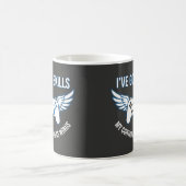 Fähiger Controller mit Flügel-Grafik Kaffeetasse (Mittel)