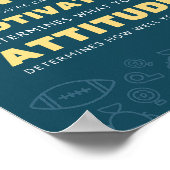 Fähigkeit, Motivation, Einstellung Inspiration Poster (Ecke)