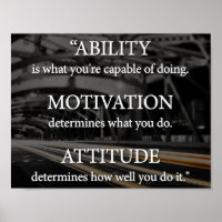 Fähigkeit, Motivation, Einstellung