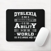 Fähigkeit Multifunktionales Lernen Behinderung Dys Mousepad (Mit Mouse)