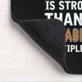 Fähigkeit Stärkere meine Behinderung Multiple Skle Mousepad (Ecke)