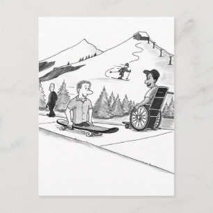 Fähigkeit zur Behinderung Postkarte