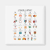 Fähigkeiten abbilden Alphabet-Schulberater Mental Magnet (Vorne)