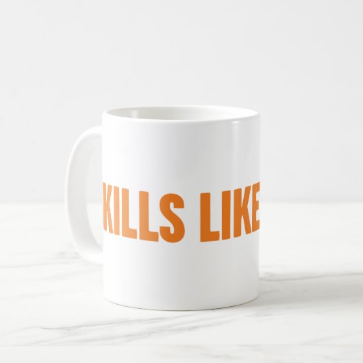 Fähigkeiten mögen diese Fahnen-Tasse Kaffeetasse (Vorderseite Links)