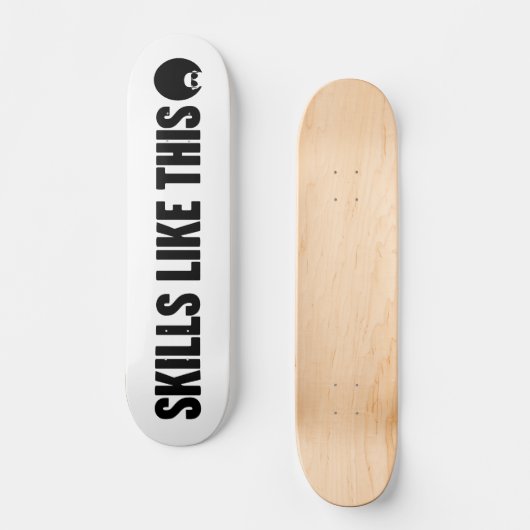 Fähigkeiten mögen dieses Titel-Skateboard Skateboard (Vorderseite)