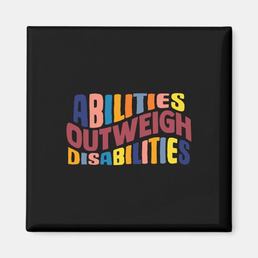 Fähigkeiten überwiegen Behindertenpsychologen Magnet (Vorne)