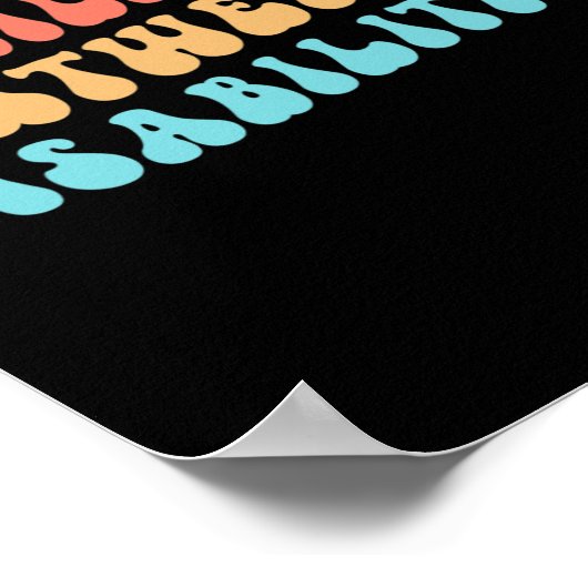 Fähigkeiten überwiegen Behinderungen 7 Poster (Ecke)