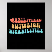 Fähigkeiten überwiegen Behinderungen 7 Poster (Vorne)
