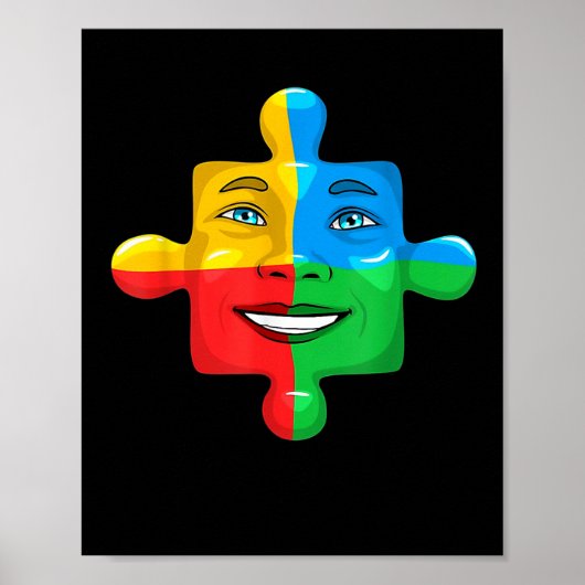 Fähigkeiten überwiegen Behinderungen Autismus Bewu Poster (Vorne)