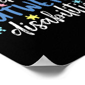 Fähigkeiten überwiegen Behinderungen Autismus Bewu Poster (Ecke)