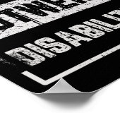 Fähigkeiten überwiegen Behinderungen Autismus Bewu Poster (Ecke)