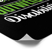 Fähigkeiten überwiegen Behinderungen Spezielle Ed- Poster (Ecke)