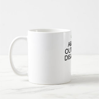 Fähigkeiten überwiegen die Behinderungen Kaffeetasse