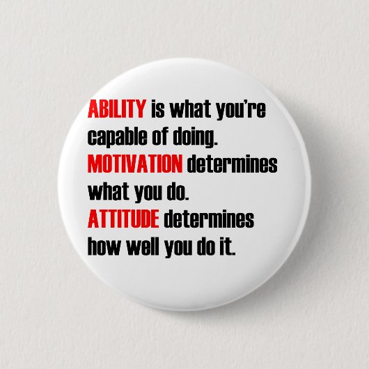 Fähigkeitsmotivationshaltung Button (Vorderseite)