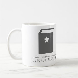 Fähigkeitstrainings-Tasse des Kundendiensts V Kaffeetasse